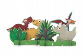 2D/3D dinosaur puzzles for kids