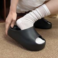 New Women EVA Heightening Platform Slides Fashion Anti-slip Thick Sole Outdoor Summer Beach Slippers 36/37