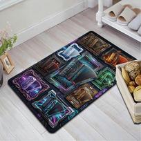Steampunk Accordions Pattern Rug Floor Mat for Living Room or Bedroom Soft and Comfortable Carpet a Gift for Birthday and Holiday. 40x60cm( 15x23in )