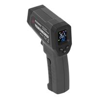 Infrared Thermometer for Cooking Food Temperature Gun Adjustable 12:1 Emissivity Digital Backlit LCD Display Green Color: Green