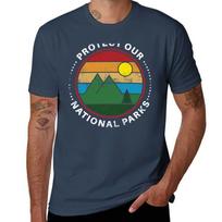 Protect Our National Parks National Parks Gift E Tshirt Basic Solid Color Short Sleeve Tshirt S