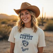 A Little Bit Cuntry After, Country Shirt, Country Concert T-shirt, Western Womens Rodeo Tee, Cowgirl Aesthetic 3XL