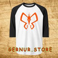 Venture Bros Monarch Men's Raglan Black Size XL