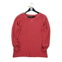 Long Sleeve Women's T-shirt Red L