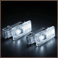 2Pcs/set Car Door Welcome Light Led Projector Lamp Courtesy Lights For Cadillac CTS STS DTS SRX XLR ATX Escalade Seville Tiburon 2Pcs