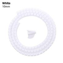 Practical 1.5m Length Management  Cable Holder Flexible Spiral Tube Wire Organizer Cord Protector 10mm