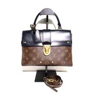 [Pre-Owned] One Handle Monogram Canvas And Leather Tote Crossbody Bag Medium - Very Good #1YQT46Z ONE SIZE