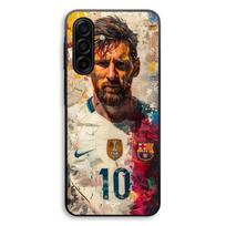 Coque Pour Samsung Galaxy A56 Messi Barcelone Argentine champion prime n°10 Maniacase