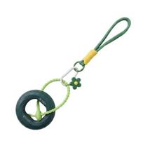 Lanyard Finger Grip Keyring Silicone Hand Exerciser Keychain Grip Strengthener Keychain  Commute