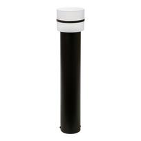 Modern garden lamp post 50 cm black round Ø10cm 1xE27 60W IP44 MIA Eko-Light