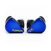 qdc SUPERIOR Azure Blue with 10mm Single Dynamic Coaxial Dual Magnetic Circuit Dual Cavity Structure IEM Connector Audio for [Earphones Full-Range