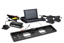 TFT02 4.3  parking sensor kit with HD-402-LED camera, 4 sensors, black, Truck