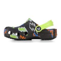 Crocs Kids Versatile Classic Sandals Black Green 208309-001 19-20