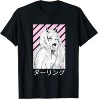 Darling Anime Waifu Manga Japanese for Men Women T-Shirt XXL