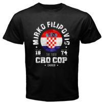 Mirko Crocop Filipovic Logo Mens Black T-Shirt XL black