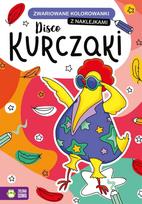 Crazy Coloring Pages. Disco Chickens