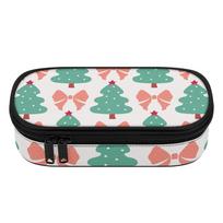 Pencil Pouch Durable 300D Polyester Portable Zip Around Closure with Main Compartment Mesh Pocket and Pen Slots for Classroom Use One Size