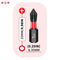 Magnetic Anti Slip Drill Bit Suitable for Electric and Manual Drive Cross and Drills, Anti Slip Grip Magnetic Drill Bit 1PC