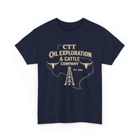 CTT Oil Exploration  Cattle Company Texas T-Shirt XXXXL