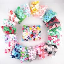 1 Pack Mixed Soft Round Shaped Pompom Balls Fluffy Pom Pom For Kids DIY Garment Handcraft 10mm/15mm/20mm/25mm/30mm 1 CM