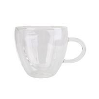 Puodelis arbatai, alui, sultims, kavai, dovanų, gėrimams, stiklinis su dvigubomis sienelėmis, atsparus karščiui, 180ml/240ml 180-240ml