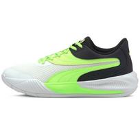 Puma Triple Basketball White Green Glare Men Sneakers 195217-10 44.5