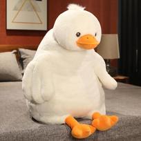 45/60/80CM Gyvūnas Krokodilas Panda Antis Pliušinis Žaislas Minkštas Animacinis Panda Tigras Kimštas Lėlė Kūdikio Miego Pagalvė Vaikų Dovana 45cm black