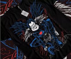 death note animet t shirt, Kira Ryuk, the death, Horror Anime Graphic lot 4XL
