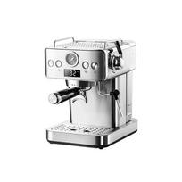 Compact Semi-Automatic Espresso Machine with High-Pressure Steam and Milk Frother - Stainless Steel Coffee Maker for Home and Office Stainless Steel