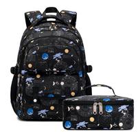 Lishen Boys' Space Element Ultra-Light Primary School Backpack One Size