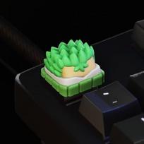 One Piece Anime Figure Luffy Sanji Zoro DIY Keycap Cute Cartoon Cross Mechanical Keyboard ESC Base Keycap Gift