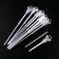 20/40pcs Mini Plastic Balloon Holder Stick Balloon Stick Cup Wedding Birthday Party Balloon Decor Baby Shower Ballon Accessories 20pcs