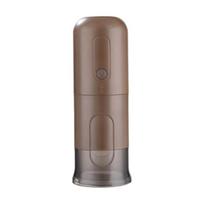 Electric Espresso Coffee Machine For Quick Brew Feature Detachable Parts Easy Cleaning Perfect For Camping Business Trips gray