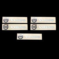 Automobilio logotipo lipdukas 3D metalinis lipdukas Volvo XC60 XC40 V60 V40 XC90 XC70 V50 S60 V70 S90 AWD S80 T6 V90 EX30 EX90 stiliaus aksesuarai white