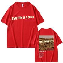 Alternative Metal Rock Band System of A Down Toxicity Album Graphic Tshirt Unisex Women Oversized Casual Cotton Vintage Tshirts S
