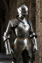 Gotikinis pilno šarvo riterio kostiumas Rankų darbo plieninis viduramžių šarvas LARP, Cosplay, Reenactment gray