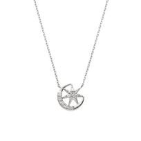 Vendome Aoyama Platinum Diamond Necklace APVN214343DI [Official]