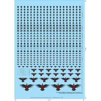 Blood Ravens Icons 40k Wargaming Decals - 1/100 - Water Decal