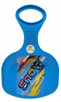 APPLE SLIDE SLEDGE for sliding ON THE SNOW XXL colorful BLUE sled