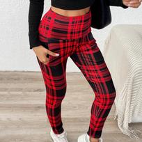 Women's High Waist Fleece Lined Leggings Pants Slim Fit Casual Winter Yoga Trousers S