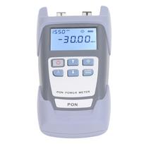Optical Fiber Power Meter Handheld High Accuracy PON Power Meter Fiber Optic Cable Tester with LCD Display ABS