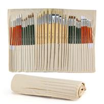 36 Pcs Paint Brushes Art Set for Acrylic Oil Watercolor Gouache 36PCS