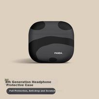 AirPods 4 Case [Panda Black], Apple Earphone Protective Case, Wireless Bluetooth Earphone Cover, Shockproof Creative Anti-Slip Shell, Storage Box