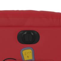 Electric Massage Chair in Red Synthetic Leather