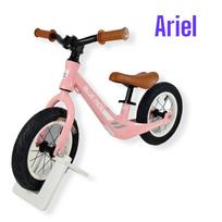 Balance bike for girls with inflatable wheels ARIEL PINK