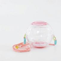 Transparent Hamster Cage Breathable with Shoulder Straps Pet Luxury Villa Escape-Proof Detachable Hamster Carrying Box Outdoor