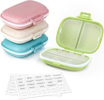 Medicine Box With Labels 8 Pcs Case