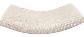 Metal cat shelf Arc 60cm Cream