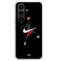 Case For Samsung Galaxy S26 FE Nike Jordan logo black background Maniacase juoda