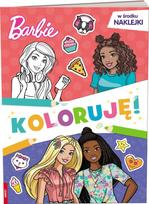Barbie. I'm coloring!